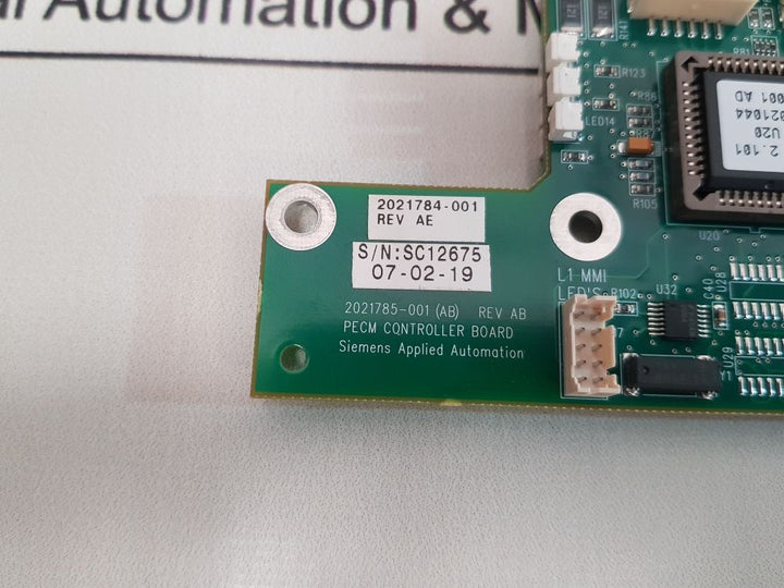Siemens 2021784-001 Pecm Controller Board