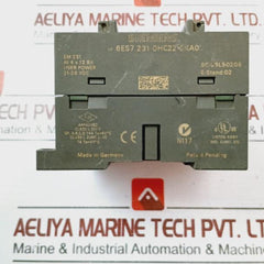 Siemens 6Es7 231-0Hc22-0Xa0 Analog Input Module Em 231 21-28 Vdc