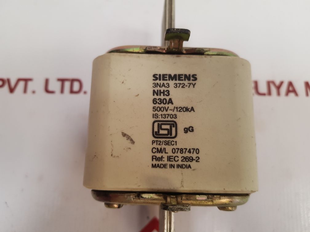 Siemens 3Na3 372-7Y Fuse 630A