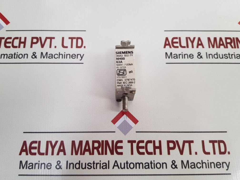 Siemens 3NA3 822-7Y Fuse IEC 269-2, H6 0515 105