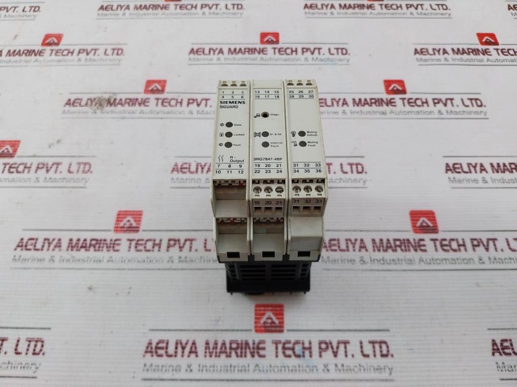 Siemens 3Rg7847-4Bf Simatic Fs 400 Safety Relay 24V Dc