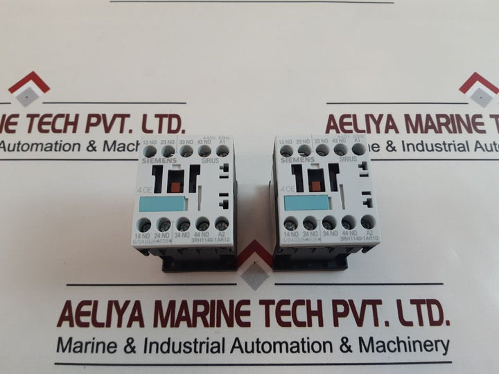 Siemens 3Rh1140-1Ar10 Contactor Relay 440V 60Hz