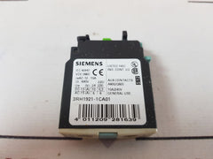 Set of 2X Siemens 3rh1921-1ca01 auxiliary contact block