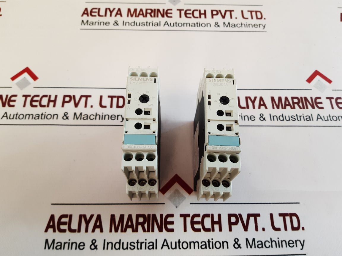 Siemens 3Rp1505-1Ap30 Time Relay 24V Ac/Dc