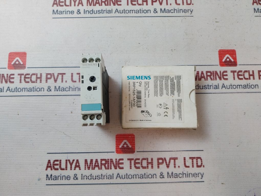 Siemens 3Rp1525-1Ap30 Time Relay On Delay 200-240V Ac