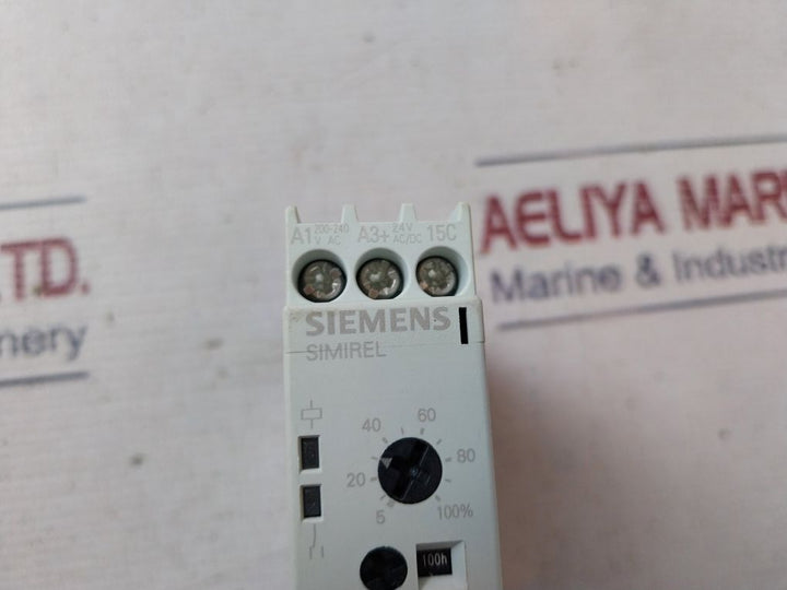 Siemens 3Rp1525-1Ap30 Time Relay On Delay 200-240V Ac