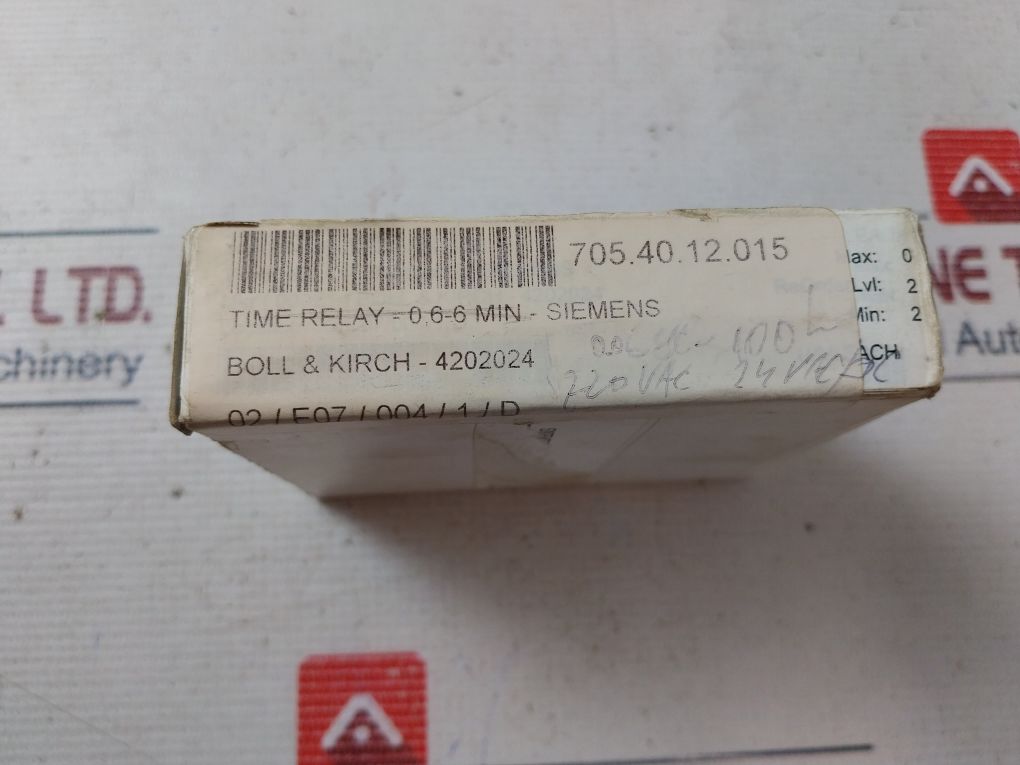 Siemens 3Rp1525-1Ap30 Time Relay On Delay 200-240V Ac