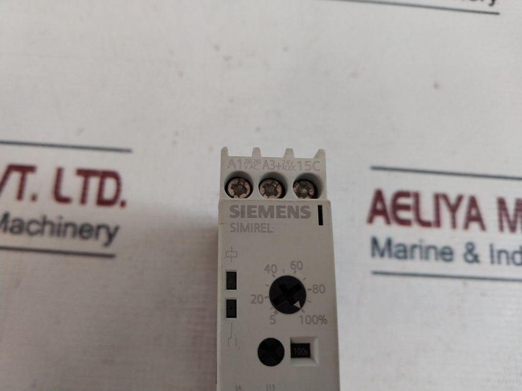 Siemens 3Rp1525-1Ap30 Time Delay Relay 24V Ac/Dc