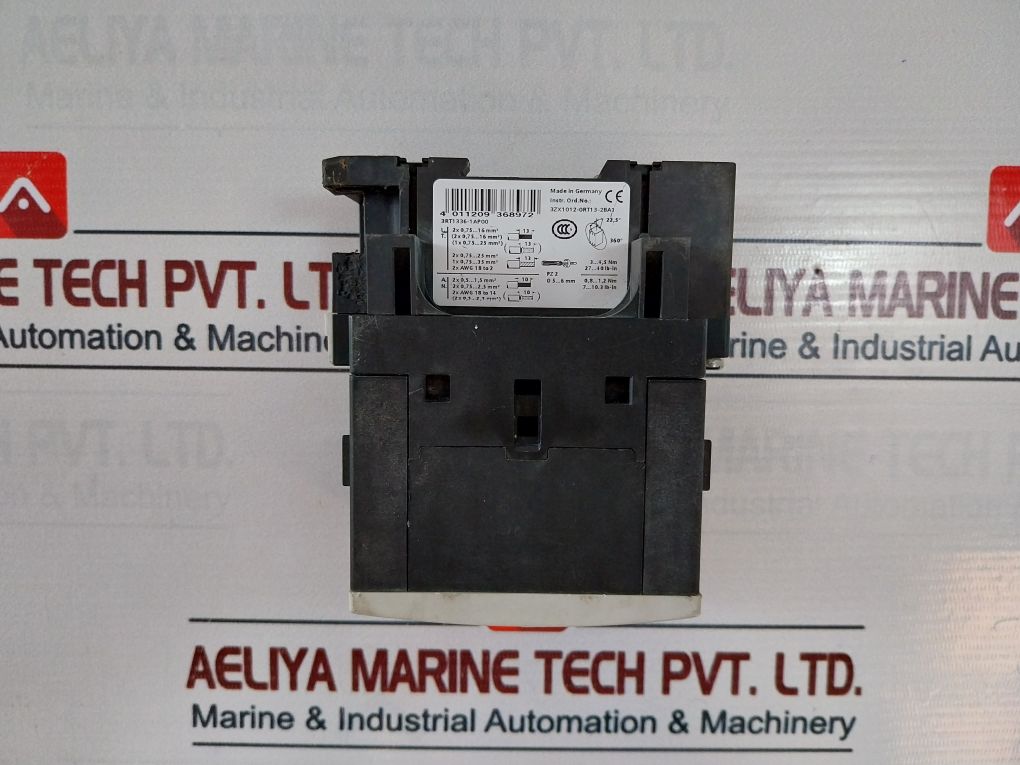 Siemens 3Rt1336-1Ap00 Contactor E05 Gb14048.4/50Hz 75C 230V Ip20