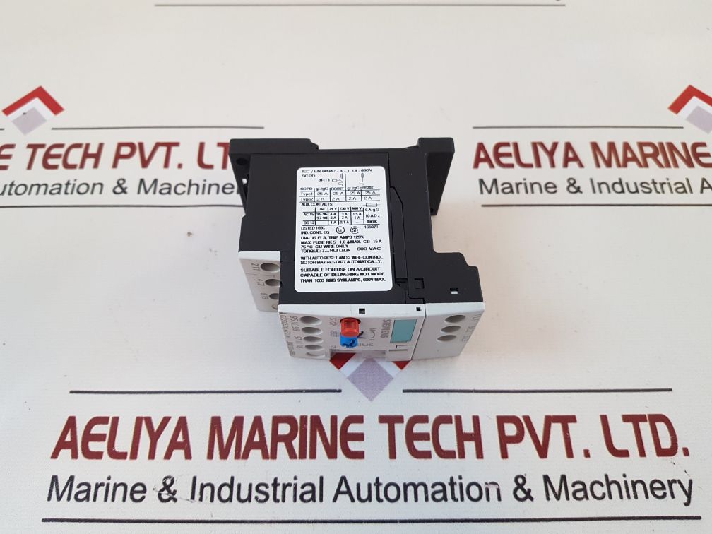 Siemens 3Ru1116-0Eb1 Overload Relay 600Vac