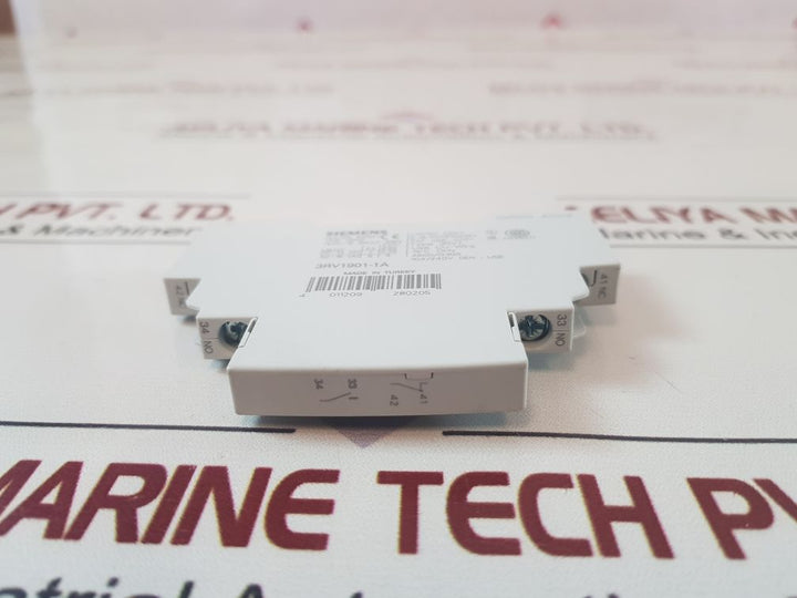 Lot Of 3X Siemens 3Rv1901-1A Auxiliary Contact Block Vde 0660