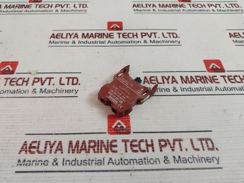 Siemens 3Sb14 00-0B Contact Block Ac-15 6A 230V