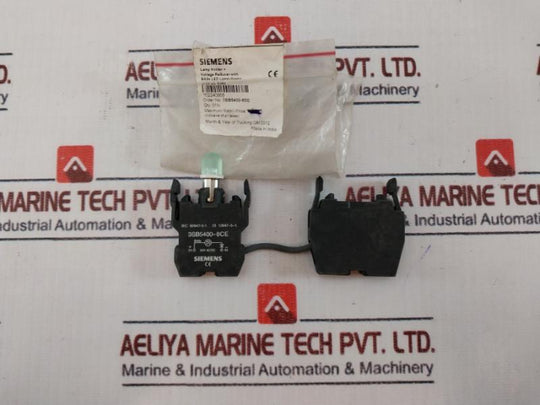 Siemens 3Sb5400-8Ce Voltage Reducer With Ba9S Led Lamp Green 240V Ac 50Hz Set