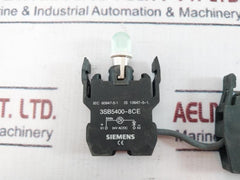 Siemens 3Sb5400-8Ce Voltage Reducer With Ba9S Led Lamp Green 240V Ac 50Hz Set