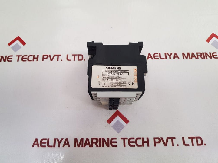 Siemens 3Tf30 10-0A Air Break (Power) Contactor 3Tf03010E