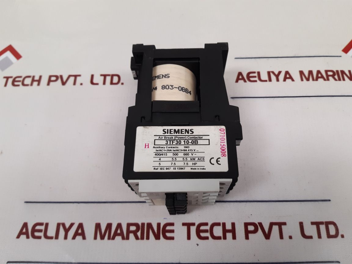 Siemens 3Tf30 10-0B Air Break (Power) Contactor 3Tf30