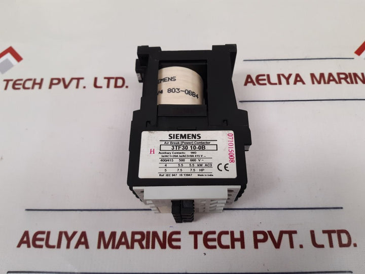 Siemens 3Tf30 10-0B Air Break (Power) Contactor 3Tf30