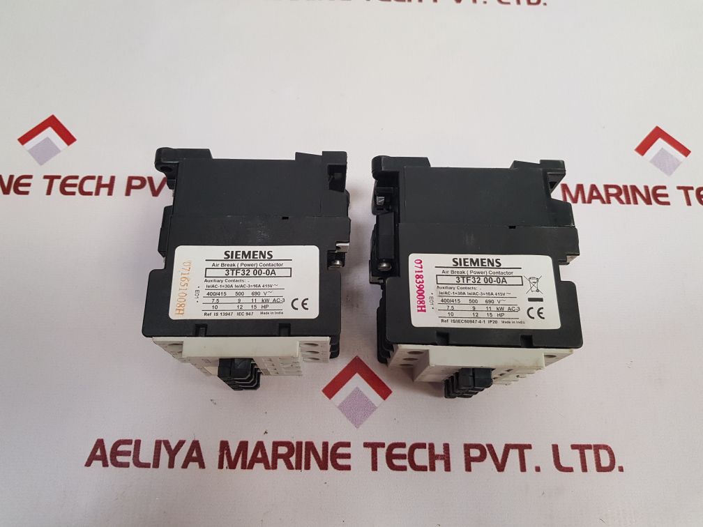 Siemens 3Tf32 00-0A Power Contactor 230V 50Hz/276V 60Hz New
