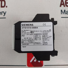 Siemens 3Tg1010-0Bb4 Contactor 20A 400V 50/60Hz