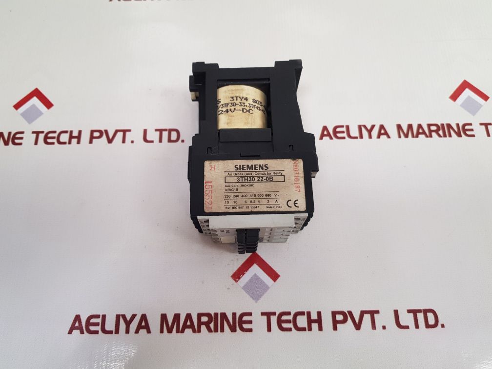 Siemens 3Th30 22-0B Auxiliary Contactor Relay 3Th30 22E