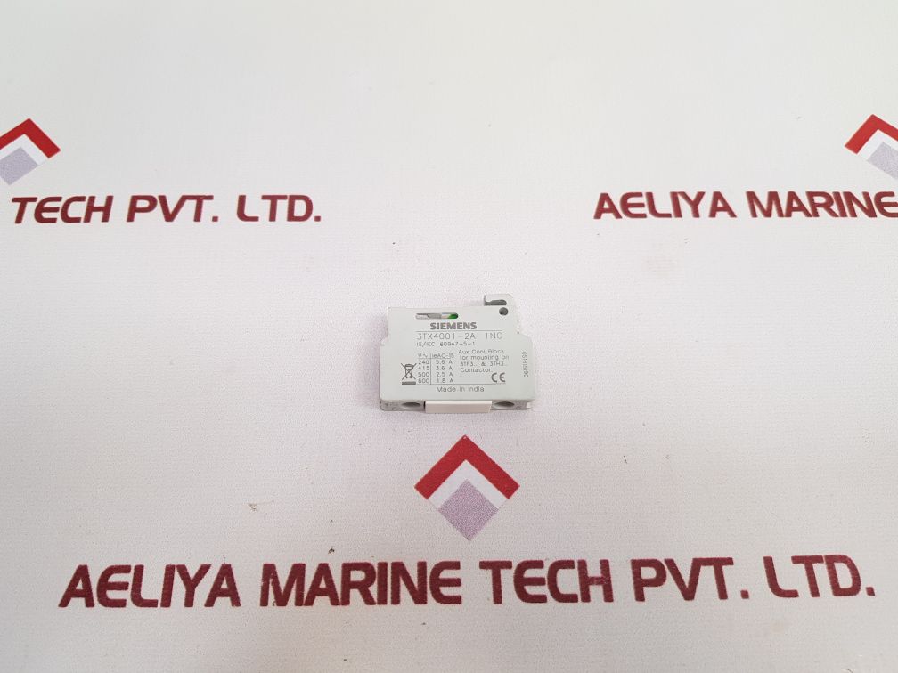 Siemens 3Tx4001-2A Auxiliary Contact Block