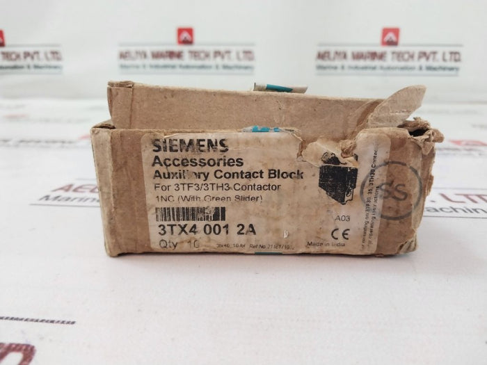 Siemens 3Tx4001-2A Auxiliary Contact Block 110530233