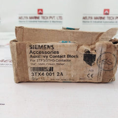 Siemens 3Tx4001-2A Auxiliary Contact Block 110530233