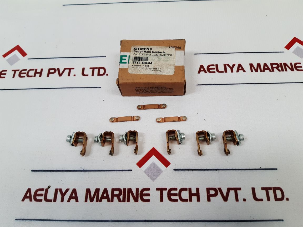 Siemens 3Ty7 420-0A Main Contacts For 3Tf32/42 Contractor