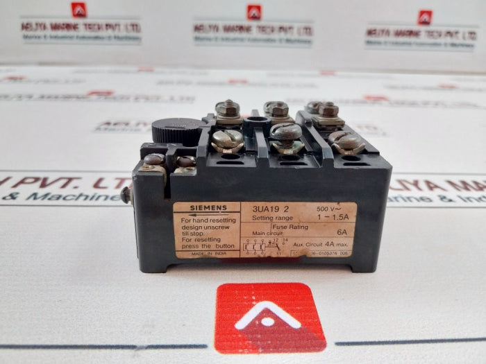 Siemens 3Ua19 2 Overload Relay