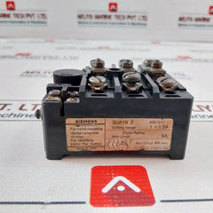 Siemens 3Ua19 2 Overload Relay