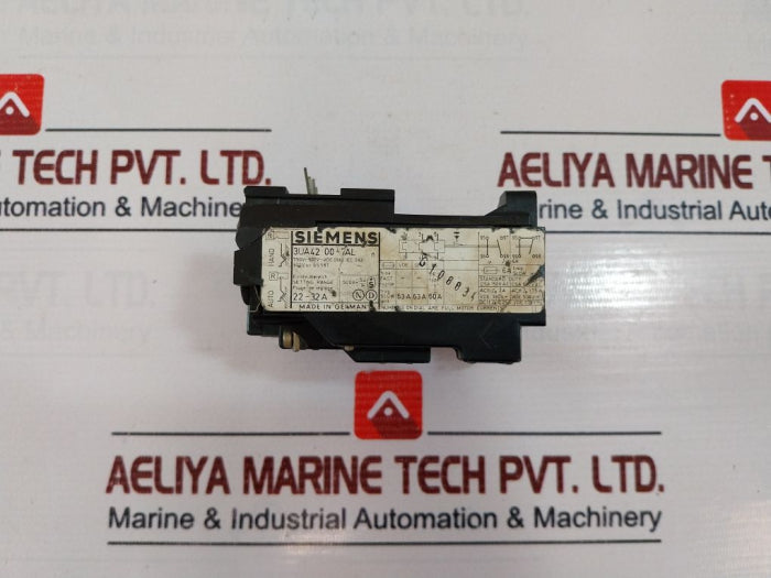 Siemens 3Ua42 00-7Al Overload Relay 22-32 A