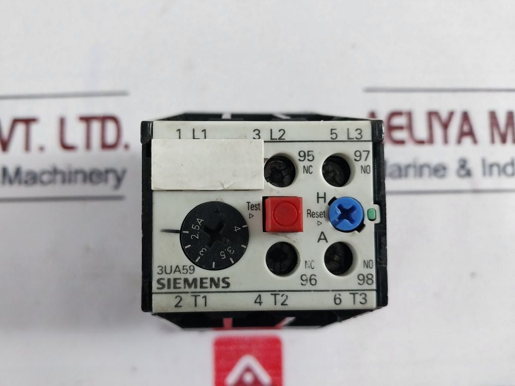Siemens 3Ua59 00-1E Motor Protection Overload Relay