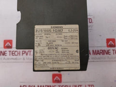 Siemens 3Ub1005-1Qm7 Overload Relay Solid State 6.3-25Amp 600Vac