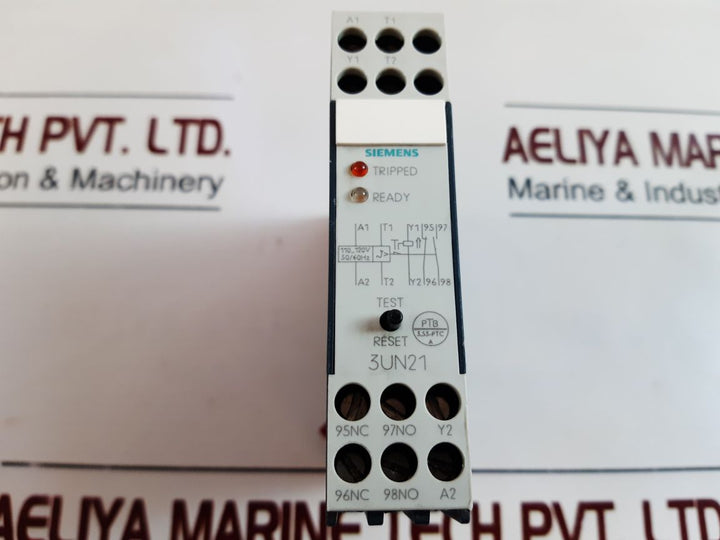 Siemens 3Un2131-0Af7 Thermistor Relay 110_120V 50/60Hz
