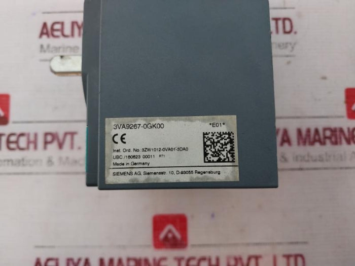 Siemens 3Va9267-0Gk00 Rotary Operator With Shaft Stub W/O Handle For Retrofit