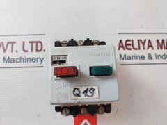 Siemens 3Ve1000-2F Motor Protection Switch