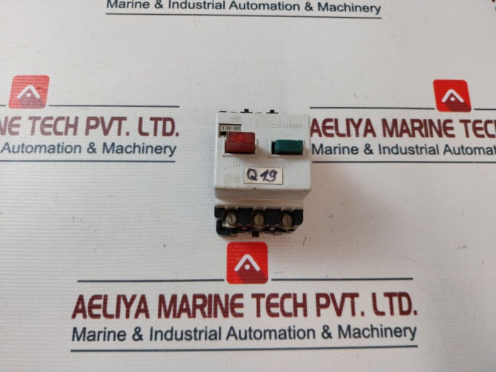 Siemens 3Ve1000-2F Motor Protection Switch