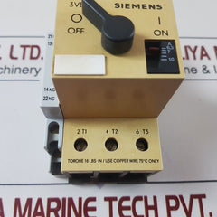 Siemens 3Ve3 000-2La00 Motor Starter Protector