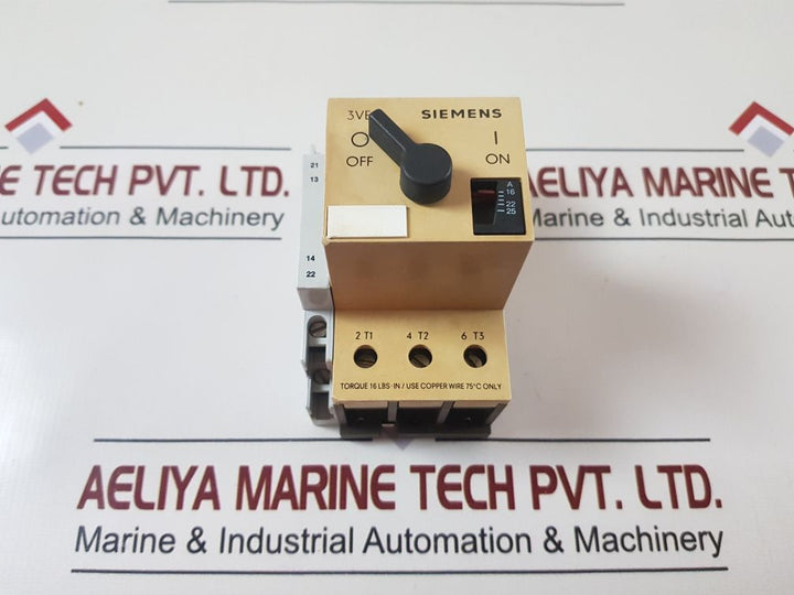 Siemens 3Ve3 000-2Na00 Motor Starter