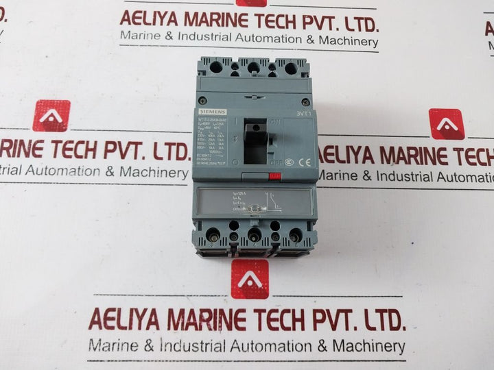 Siemens 3Vt1712-2Da36-0Aa0 Circuit Breaker 50/60Hz 690V 125A