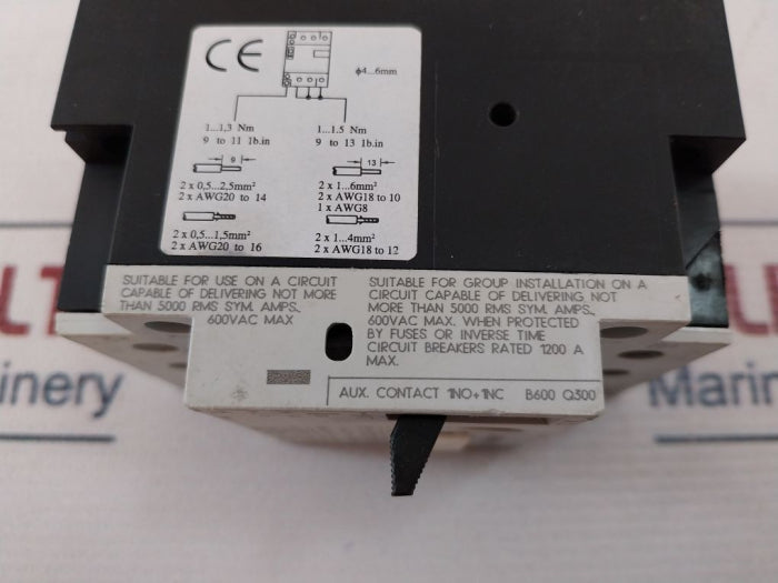 Siemens 3Vu1340-1Nk00 5-8A Circuit Breaker 100222581 50/60Hz