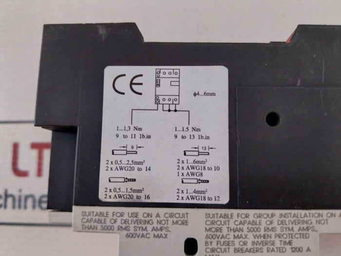 Siemens 3Vu1340-1Nk00 5-8A Circuit Breaker 100222581 50/60Hz