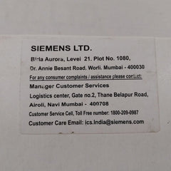 Siemens 3Vu1340-1Nk00 5-8A Circuit Breaker 100222581 50/60Hz