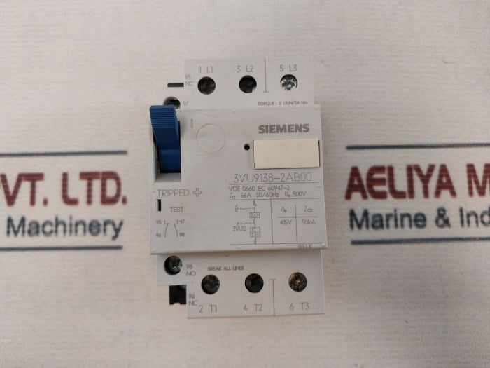 Siemens 3Vu9138-2Ab00 Current Limiter