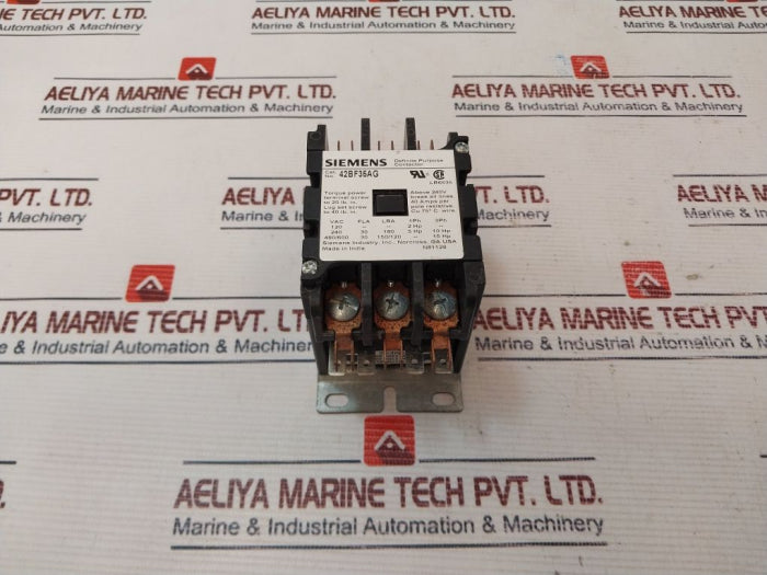 Siemens 42Bf35Ag Definite Purpose Contactor 208-240V 60Hz