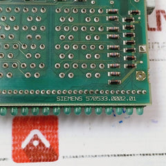 Siemens 570533.0002.01 Printed Circuit Board Card