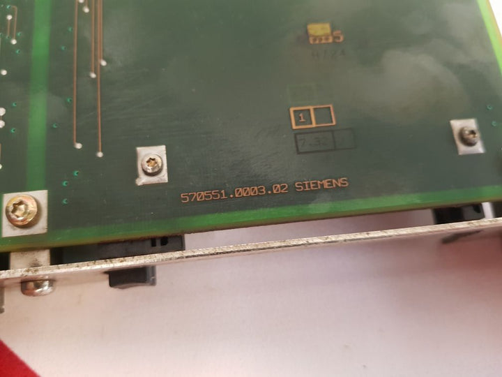 Siemens 570551.9201.02 Pcb Card