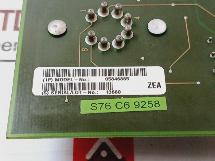 Siemens 5846865 Linear Accelerator Parts 94V-0 Rev A Schem 5846840