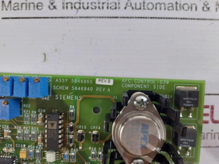 Siemens 5846865 Power Circuit Board Assembly Afc Control G39 94V-0 Rev A