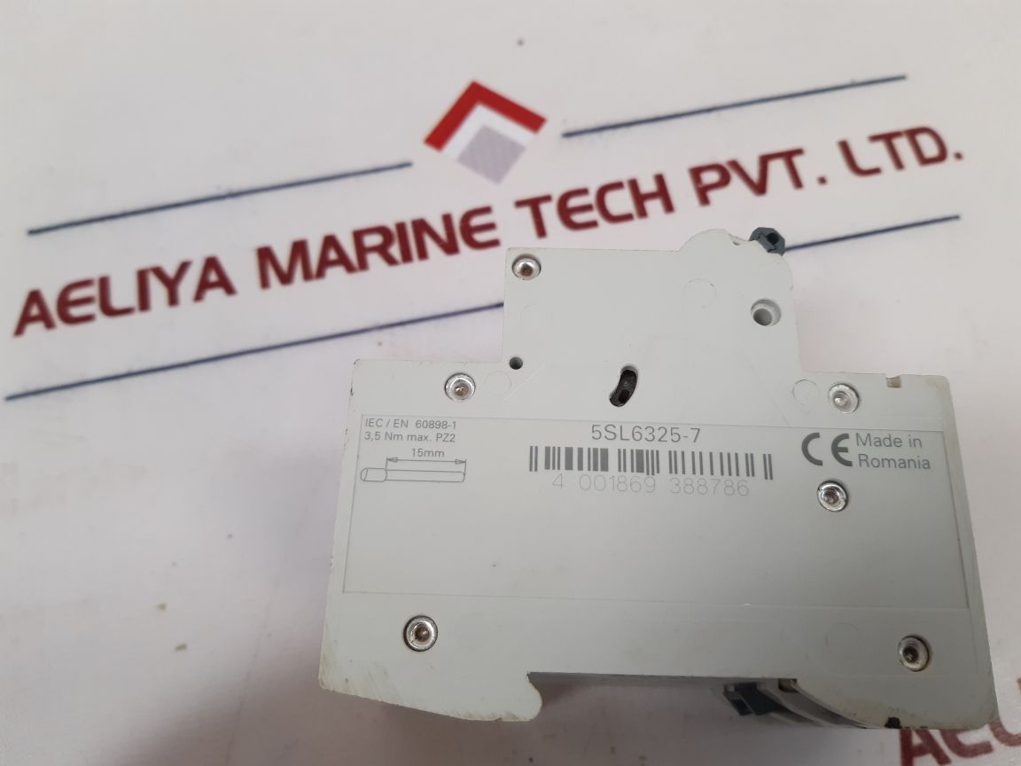 Siemens 5Sl6325-7 Circuit Breaker Air Switch C25
